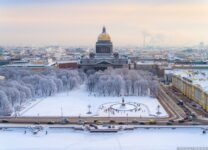 Виды зимнего Санкт-Петербурга восхитили американского блогера Элиаса